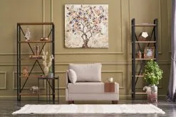 Kulmanojatuoli Kalune Design, Vasen, Beige -NORE Kalusteet Myymälä kulmanojatuoli kalune design vasen beige 5620d hinta reference