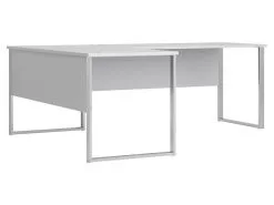 Black Red White Kulmapöytä BRW Office Lux, Vaaleanharmaa -NORE Kalusteet Myymälä kulmapoyta brw office lux vaaleanharmaa 620ad palaute reference