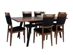 Black Red White Laajennettava Pöytä BRW Madison, Ruskea -NORE Kalusteet Myymälä laajennettava poyta brw madison ruskea 86329 netistai reference