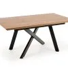 Laajennettava Pöytä Halmar Capital 2, Ruskea/musta