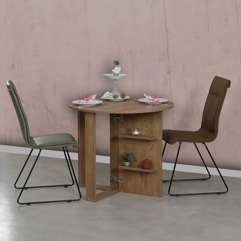 Laajennettava Pöytä Kalune Design Middle, Ruskea 2 Laajennettava Pöytä Kalune Design Middle, Ruskea - Image 2