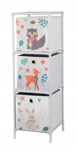 Lasten Hylly Leluille Tiga-2, Valkoinen