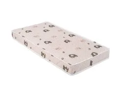 Lasten Patja Kikkaboo Memory Comfort Cool Gel 60x120x12 Cm, Elefantit Vihreä