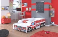 Lasten Sänky ADRK Furniture Fire Truck, 140x70cm -NORE Kalusteet Myymälä lasten sanky adrk furniture fire truck 140x70cm b001c reference