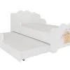 ADRK Furniture Lasten Sänky Ximena II Bears 160x80cm + Patja