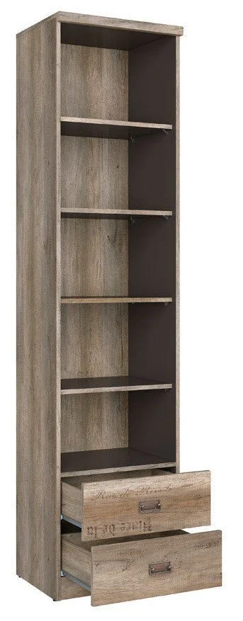 Black Red White Lattiahylly Malcolm, Ruskea 3 Black Red White Lattiahylly Malcolm, Ruskea - Image 3