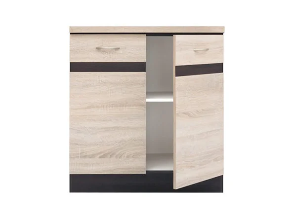 Black Red White Lattiakaappi Junona Line 80/82, Sonoma/wenge 2 Black Red White Lattiakaappi Junona Line 80/82, Sonoma/wenge - Image 2