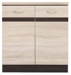 Black Red White Lattiakaappi Junona Line 80/82, Sonoma/wenge