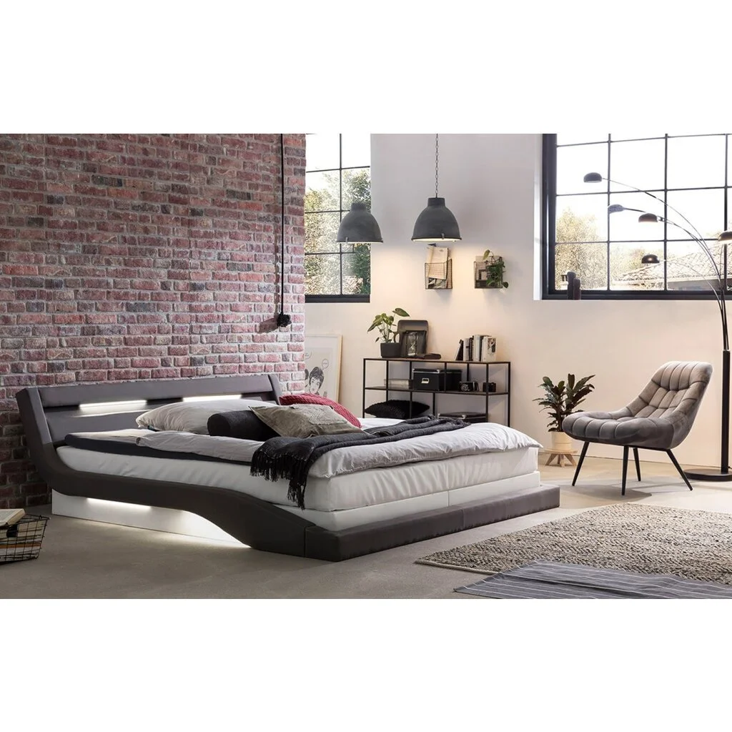 LED Valaistu Sänky + Patja 180x200 Cm 4 LED Valaistu Sänky + Patja 180x200 Cm - Image 4