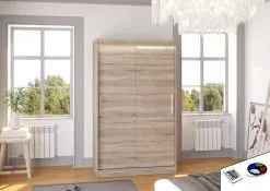 LED-valaistuskaappi ADRK Furniture Collin, Ruskea 8 LED-valaistuskaappi ADRK Furniture Collin, Ruskea -NORE Kalusteet Myymälä led valaistuskaappi adrk furniture collin ruskea 87798 osta reference