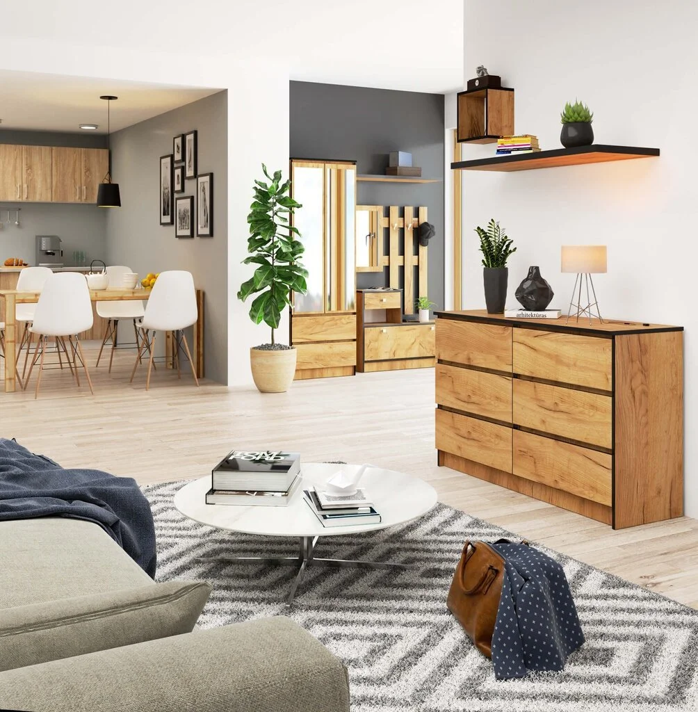 Lipasto Akord K, Ruskea 5 Lipasto Akord K, Ruskea - Image 5