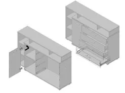 Forte Lipasto Beach BEAK35L, Valkoinen / Tammi -NORE Kalusteet Myymälä lipasto beach beak35l valkoinen tammi 868eb palaute reference