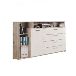 Forte Lipasto Beach BEAK35L, Valkoinen / Tammi