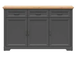 Black Red White Lipasto BRW Jasmin, Harmaa/ruskea -NORE Kalusteet Myymälä lipasto brw jasmin harmaaruskea 6247d hinta reference