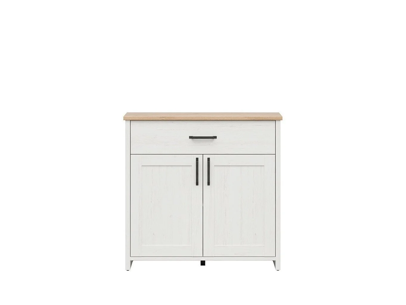 Black Red White Lipasto BRW Loksa 2D1S, Valkoinen 1 Black Red White Lipasto BRW Loksa 2D1S, Valkoinen