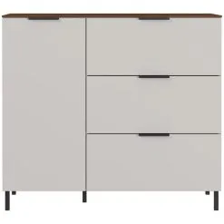 Germania Lipasto California 1474, Vaaleanharmaa/tummanruskea -NORE Kalusteet Myymälä lipasto california 1474 vaaleanharmaatummanruskea 1f445 netistai reference