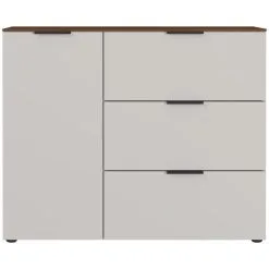 Germania Lipasto California 1474, Vaaleanharmaa/tummanruskea -NORE Kalusteet Myymälä lipasto california 1474 vaaleanharmaatummanruskea 25a5c halvempi reference