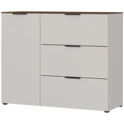 Germania Lipasto California 1474, Vaaleanharmaa/tummanruskea -NORE Kalusteet Myymälä lipasto california 1474 vaaleanharmaatummanruskea dac5b osta reference