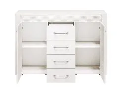 ML Meble Lipasto Clermont 07, Valkoinen -NORE Kalusteet Myymälä lipasto clermont 07 valkoinen 0440c palaute reference