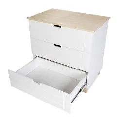 KLUPS Lipasto Hoitopöydällä Klupś Iwo, Valkoinen/ruskea -NORE Kalusteet Myymälä lipasto hoitoalustalla klups iwo valkoinenruskea b51bb palaute reference