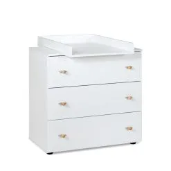 KLUPS Lipasto Hoitopöydällä Paula, Valkoinen.