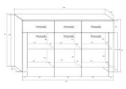 Meblocross Lipasto Hugo II, Tammi 5 Meblocross Lipasto Hugo II, Tammi -NORE Kalusteet Myymälä lipasto hugo ii tammi c90ec netistai reference