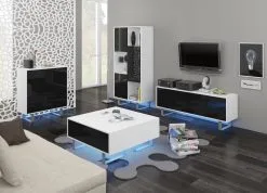 Meblocross Lipasto King 1, Musta/valkoinen 6 Meblocross Lipasto King 1, Musta/valkoinen -NORE Kalusteet Myymälä lipasto king 1 mustavalkoinen 10d6f netistai reference