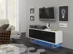 Meblocross Lipasto King 1, Musta/valkoinen