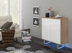 Meblocross Lipasto King 3, Tammi/valkoinen