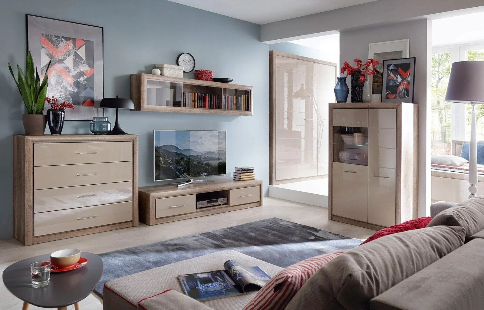 Black Red White Lipasto Koen II 4S, Tammi/hiekka 2 Black Red White Lipasto Koen II 4S, Tammi/hiekka - Image 2