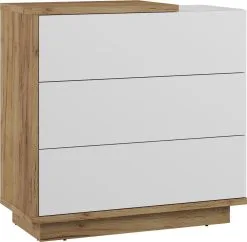 Lipasto Meblocross Hybrid Hyb-09 3S, Vaaleanruskea/valkoinen