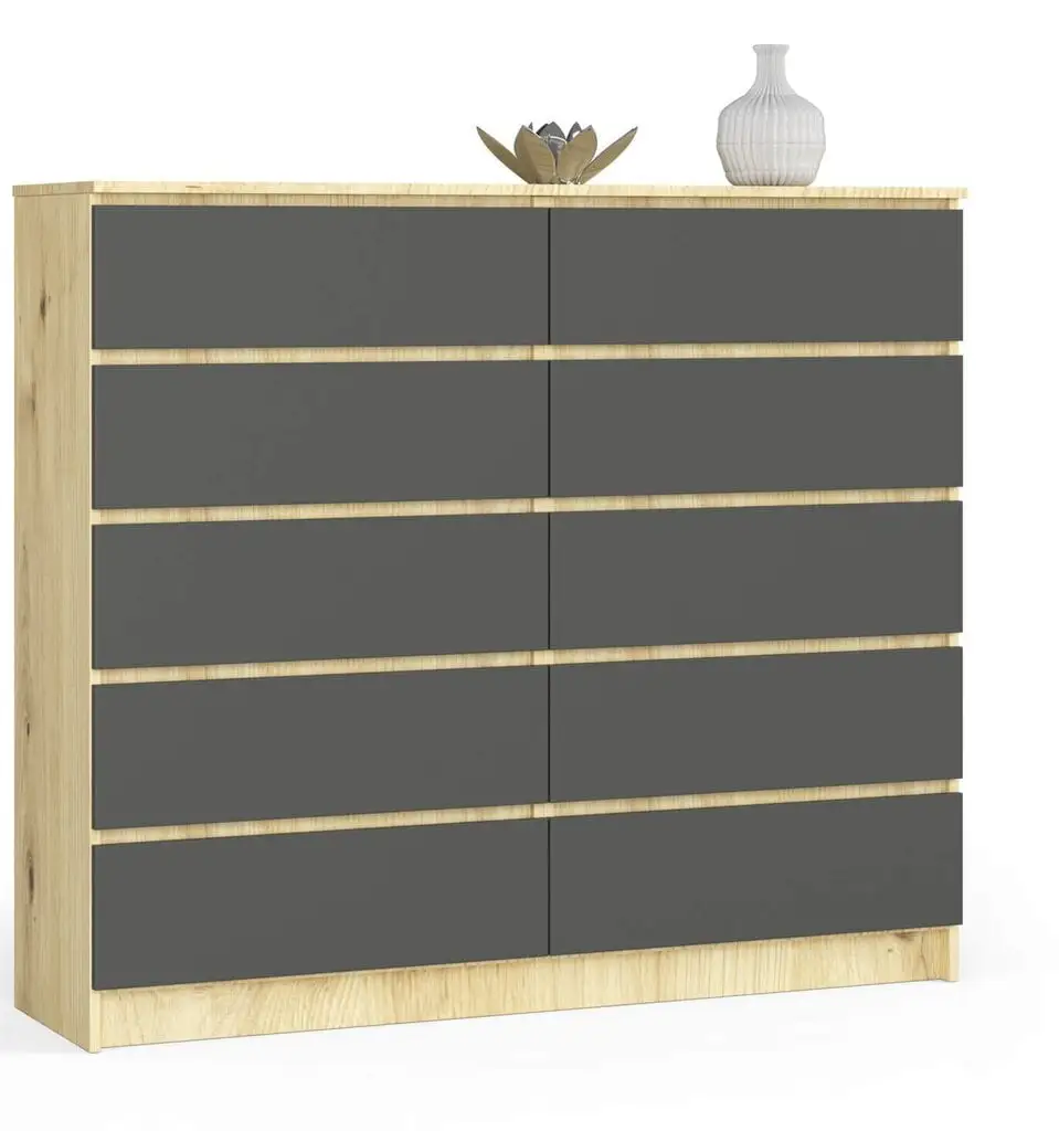 Lipasto NORE K138 10, Ruskea / Tummanharmaa. 1 Lipasto NORE K138 10, Ruskea / Tummanharmaa.