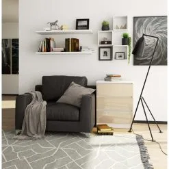 Lipasto NORE K60 3 Laatikolla, Valkoinen/beige 8 Lipasto NORE K60 3 Laatikolla, Valkoinen/beige -NORE Kalusteet Myymälä lipasto nore k60 3 laatikolla valkoinenbeige d5905 netistai reference