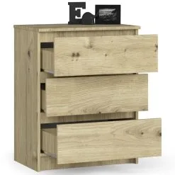 Lipasto NORE K60 3, Ruskea. -NORE Kalusteet Myymälä lipasto nore k60 3 ruskea cdc55 hinta reference