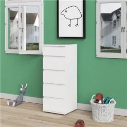 Lipasto Tvilum Nova 5S, Valkoinen -NORE Kalusteet Myymälä lipasto tvilum nova 5s valkoinen b4483 palaute reference