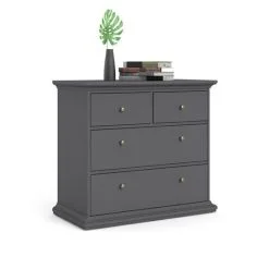 Lipasto Tvilum Paris 4, Harmaa -NORE Kalusteet Myymälä lipasto tvilum paris 4 harmaa 6660e palaute reference