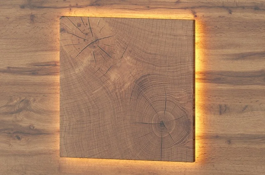 Szynaka Meble Livorno 68 Yöpöytä, Tammi / Harmaa 3 Szynaka Meble Livorno 68 Yöpöytä, Tammi / Harmaa - Image 3