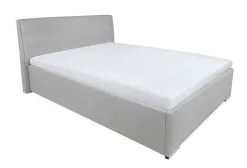 Black Red White BRW Cosala II -sänky, 140 X 200 Cm, Harmaa