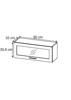 Lupus Luna Gloss Mini 1D - Seinään Asennettava Vitriinikaappi 90 Cm, Valkoinen -NORE Kalusteet Myymälä lupus luna gloss mini 1d seinaan asennettava e475c netistai reference