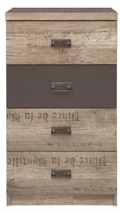 Black Red White Malcolm 4S Lipasto / 80, Ruskea / Harmaa -NORE Kalusteet Myymälä malcolm 4s lipasto 80 ruskea harmaa b15e3 netistai reference