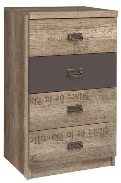 Black Red White Malcolm 4S Lipasto / 80, Ruskea / Harmaa