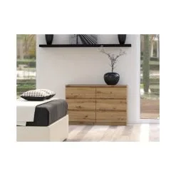 Malwa M6 120 Senkki, 77 X 120 X 30 Cm, Ruskea -NORE Kalusteet Myymälä malwa m6 120 senkki 77 x 120 489ca palaute reference