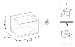 Matala Kaappi Halmar Mobius 1D, Ruskea -NORE Kalusteet Myymälä matala kaappi halmar mobius 1d ruskea 7632f netistai reference