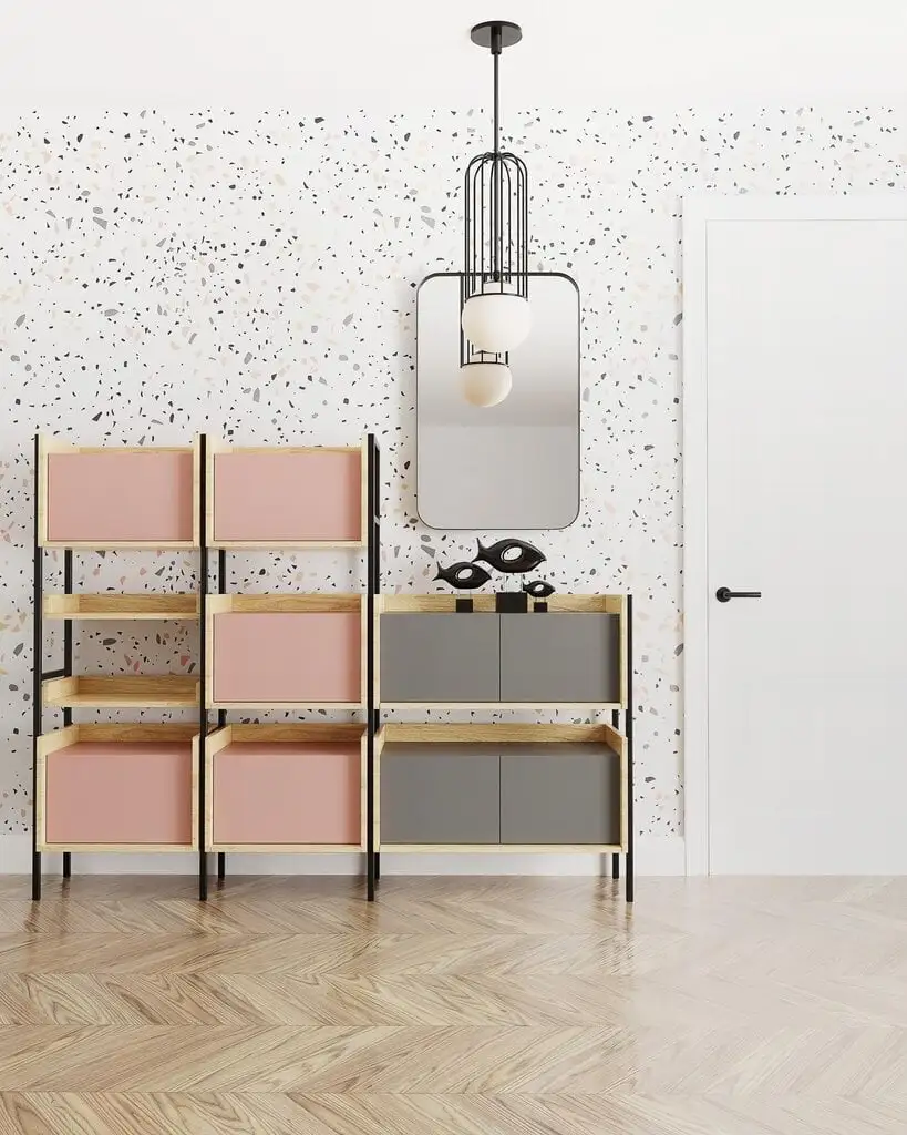 Matala Kaappi Halmar Mobius 2D, Ruskea/vaaleanpunainen 3 Matala Kaappi Halmar Mobius 2D, Ruskea/vaaleanpunainen - Image 3