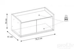 Matalakaappi Halmar Mobius 2D, Ruskea/valkoinen -NORE Kalusteet Myymälä matalakaappi halmar mobius 2d ruskeavalkoinen 55639 hinta reference