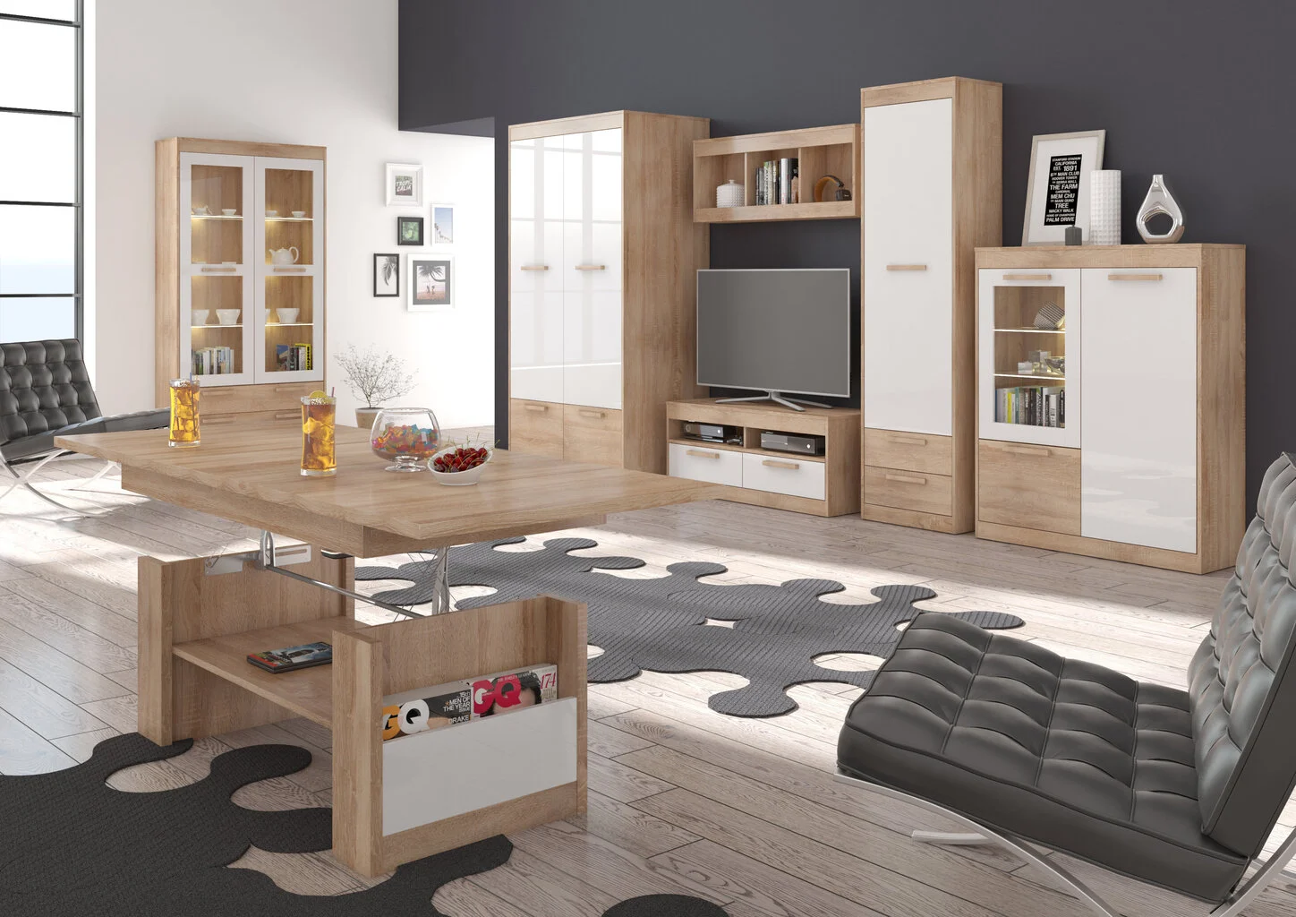 Meblocross Maximus R, Säädettävä Pöytä Vaaleanruskea 3 Meblocross Maximus R, Säädettävä Pöytä Vaaleanruskea - Image 3