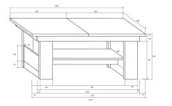 Meblocross Maximus R, Säädettävä Pöytä Vaaleanruskea 7 Meblocross Maximus R, Säädettävä Pöytä Vaaleanruskea -NORE Kalusteet Myymälä maximus r saadettava poyta vaaleanruskea 9b467 palaute reference