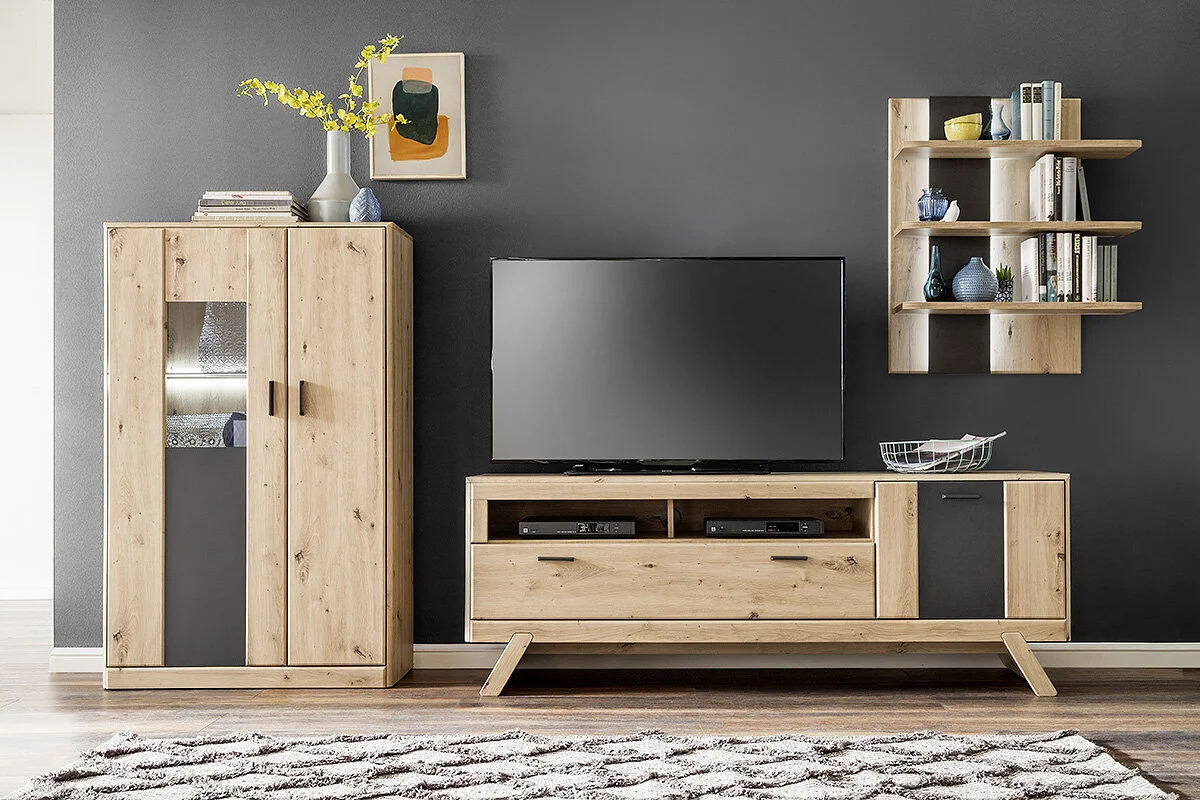 MC Akcent Calais W03 Olohuoneen Kalustekokonaisuus Ruskea/harmaa 3 MC Akcent Calais W03 Olohuoneen Kalustekokonaisuus Ruskea/harmaa - Image 3