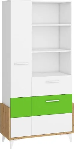 Meblocross Hey 18, Hyllykkö, Valkoinen/vihreä