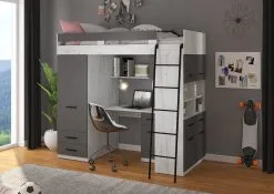 Meblocross Level P, Kerrossänky, 90x200 Cm, Valkoinen/harmaa -NORE Kalusteet Myymälä meblocross level p kerrossanky 90x200 cm valkoinenharmaa 0ad4e netistai reference